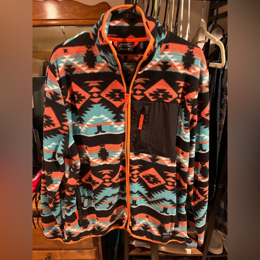 Wesc Zipper up light weight zip up-  men’s xl women’s xxl - super comfortable